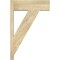 Ekena Millwork Traditional Block Rough Sawn Outlooker, Douglas Fir, 8"W x 24"D x 36"H OUT08X24X36TRA05RDF - alternate 4